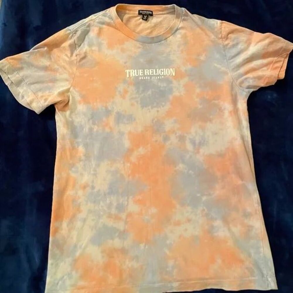 Mens Small Tye Dye True Religion T-Shirt NWOT
